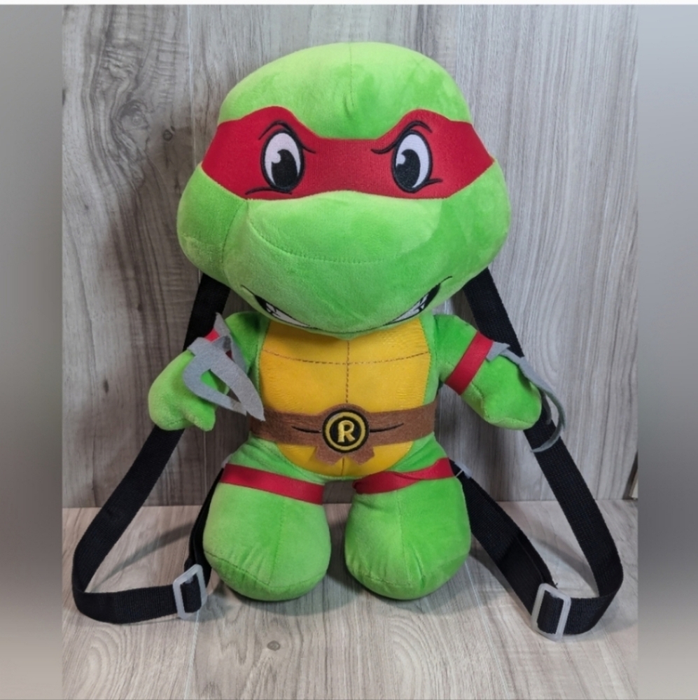 Kids Teenage Mutant Ninja Turtles Backpack Raphael Nickelodeon